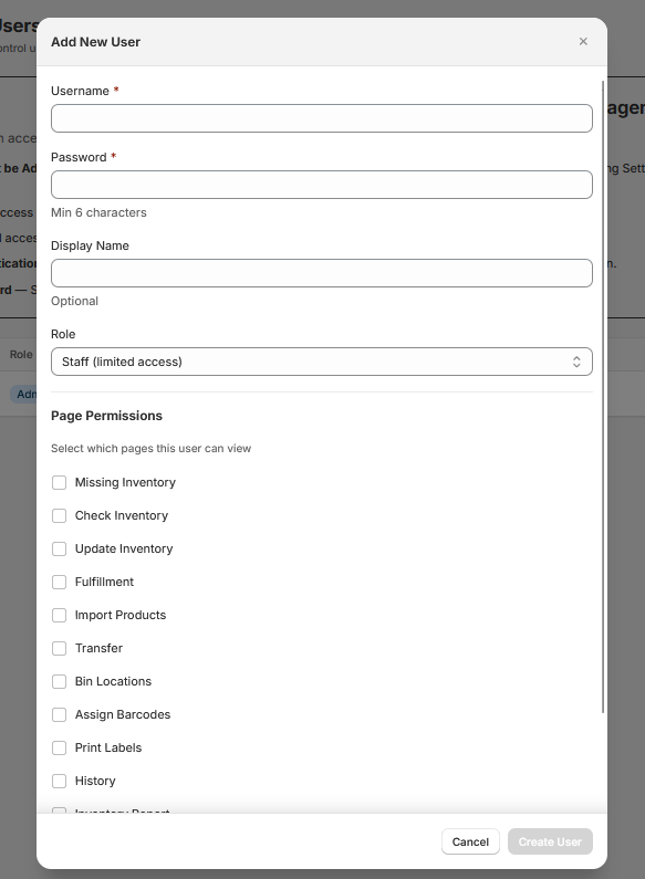 Add User
